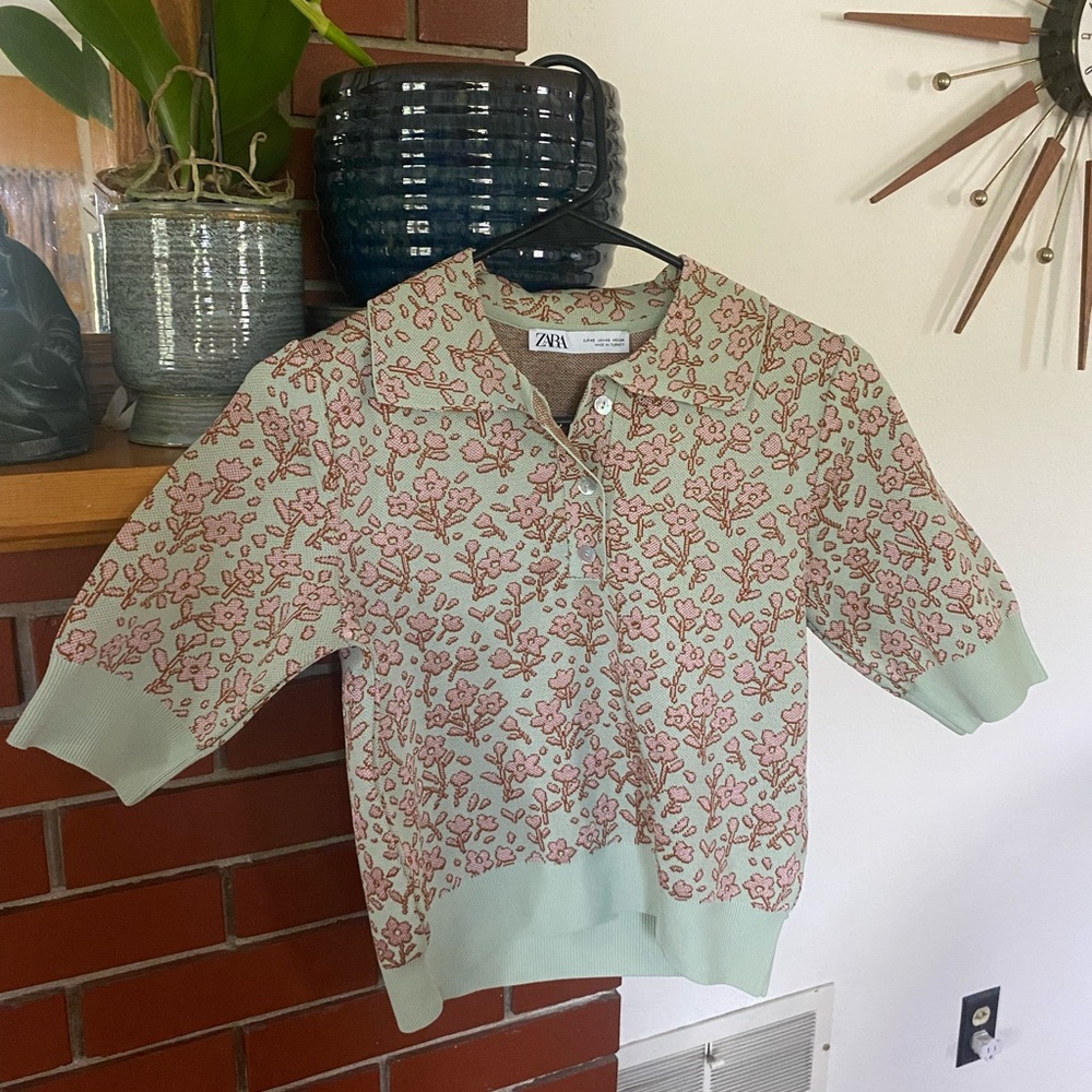 Zara Floral Top